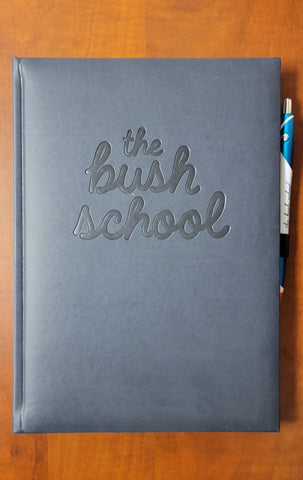 Bush School Journal with Pen