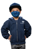 Navy Youth Full-Zip Sweatshirt